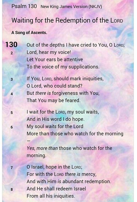 Psalm 130 Psalm 130, God's Plans, Christian Journaling, Study Scripture, Thy Word, The Lord Is Good, Inspirational Scripture, Bible Scripture, God The Father