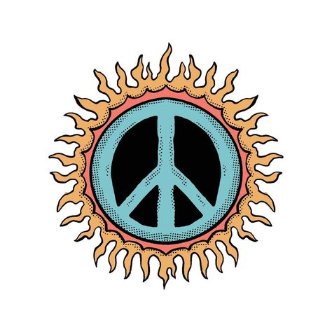 Etch Tattoo, Fire Symbol, Tattoo Poster, Peace Tattoos, Peace Logo, Peace Poster, Tattoo Posters, Sticker Tattoo, Apparel Design Inspiration