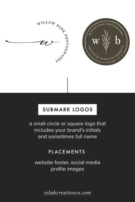 4 Logo Variations Every Brand Identity Needs What Is Graphic Design, Logo Submark, Submark Logo, Different Logo, Logo Variations, 4 Logo, Personal Logo Design, Graphic Design Images, Fashion Logo Branding