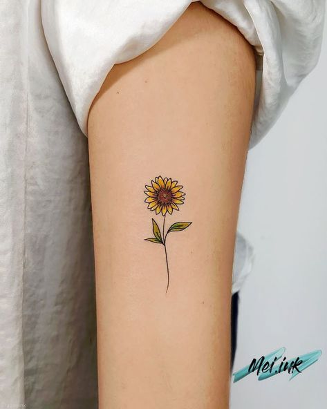 Dainty Flower Tattoos, Tattoo Aftercare Tips, Ankle Tattoo Ideas, Ankle Tattoos, Tattoo Care, Tattoo Aftercare, Sunflower Tattoo, Feminine Tattoos, Ankle Tattoo