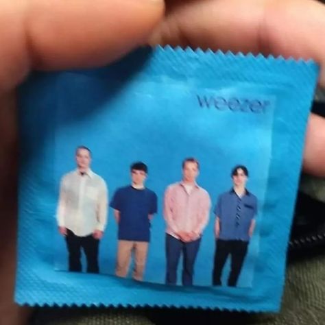 weezer,weezer meme,meme,virgincore,virgin,weezer memes Funny Friend Valentine, Get Weezered, Weezer Tattoo, Buddy Holly Weezer, Weezer Wallpapers, Funny Condoms, Weezer Blue, Rivers Cuomo, Band Humor