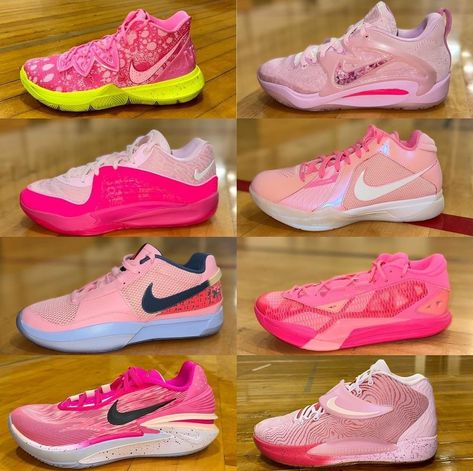 Vb Shoes, Zapatillas Nike Basketball, Bball Shoes, Bahamas Trip, Pink Basketball Shoes, Best Volleyball Shoes, Basketball Rules, Pink Basketball, Basketball Stuff