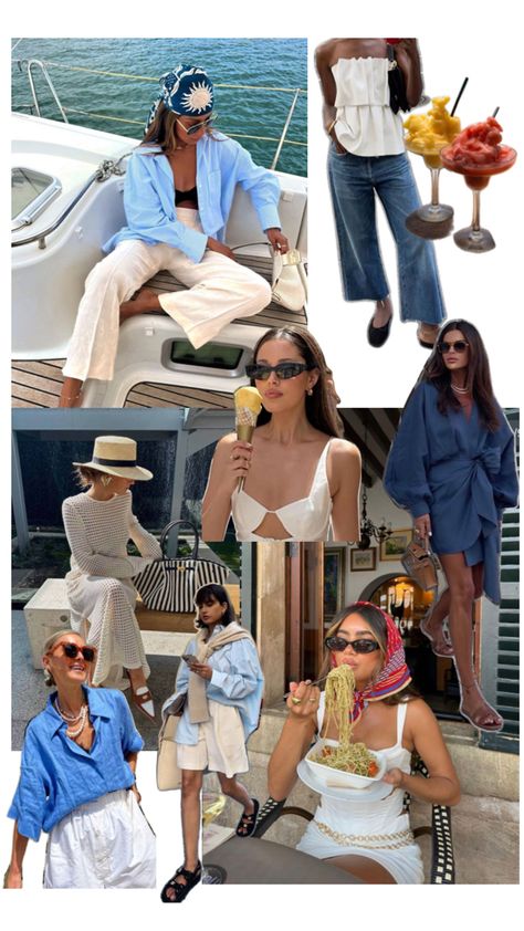 Hamptons Aesthetic Outfits, Hamptons Fashion, Hamptons Aesthetic, Italian Summer Outfits, Hamptons Summer, Elevated Fashion, Spring Break Outfit, Vacation Mood, Vacay Outfits