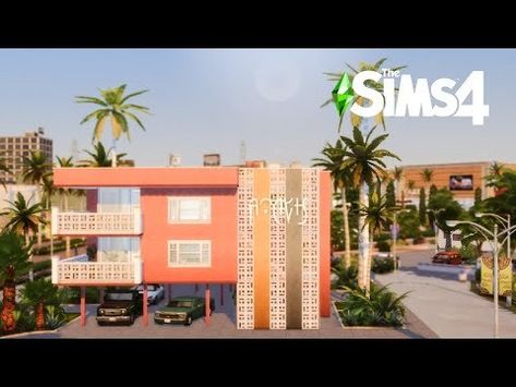 Sims 4 Del Sol Valley Apartments, 2 Floor Apartment, Sims 4 Del Sol Valley, Sims 4 College Cc, Sims 4 College, Film Composer, Florida Apartments, Sims Builds, Floor Apartment