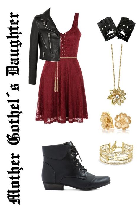 "Mother Gothel´s Daughter" by musicaltheatrenerd84 on Polyvore featuring Forever New, David Yurman, Bling Jewelry and Yves Saint Laurent Mother Gothel Outfit Ideas, Mother Gothel Aesthetic Outfits, Mother Gothel Inspired Outfits, Mother Gothel Outfit, Mother Gothel Disneybound, Mother Gothel Aesthetic, Mother Gothel Costume, Disney Descendants Inspired Outfits, Descendants Clothes Inspired Outfits