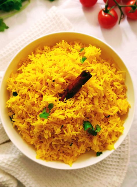 Turmeric Cumin Rice Cinnamon Rice, Cumin Rice, One Pot Rice Meals, Rice Instant Pot, Turmeric Rice, Lentil Dishes, Vegan Rice, Colored Rice, Savory Food