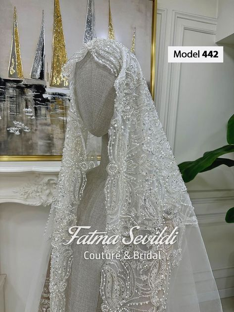 IMPORTANT: Please read the entire description. If you have any questions or requests, please contact us! WhatsApp Support +90 546 927 0621 BEADED LACE BRIDAL VEIL The average length of the tulle sent is 3 meters.  If you want your veil 2 meters, you or your make-up artist can shorten the tulle with scissors. (The lace pattern may differ from the photo by 5-10% depending on stock availability.) + HIJAB BRIDAL HEAD SET  (It is not included in the veil. The set is extra charged. See listing options Beaded Lace Veil, Hijabi Veil Wedding, Blusher Veil Cathedral, Veil Wedding Hijab, Nikkah Veil, Lace Vail, Indian Veil, Bride Veil Long, Brides 2024