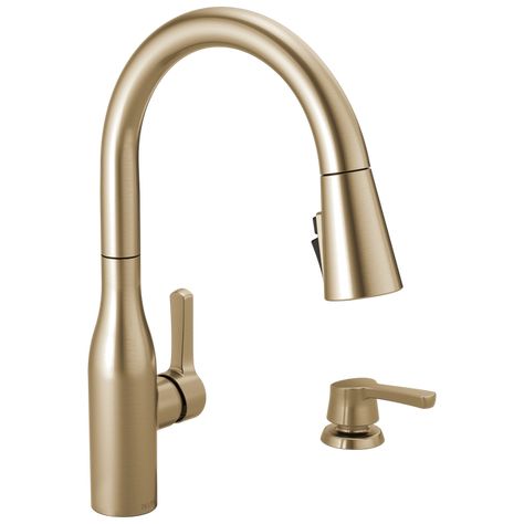 Sites-deltafaucet-Site Kitchen Moodboard, Delta Kitchen Faucet, Kitchen 2020, Kitchen Faucets Pull Down, Retractable Hose, Black Kitchen Faucets, Bar Faucets, Kitchen Design Open, Single Handle Kitchen Faucet