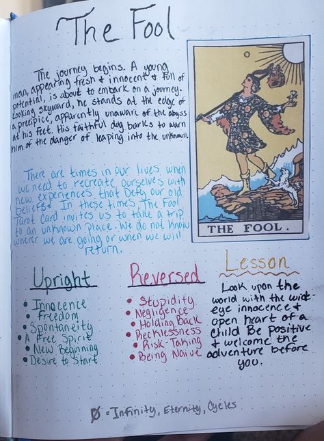 Tarot Cards Journal, Tarot How To Start, Tarot Learning Journal, Tarot Card Notes, How To Learn Tarot, Making Tarot Cards, How To Learn Tarot Cards, Tarot Card Journal Ideas, Tarot Cards For Beginners Learning