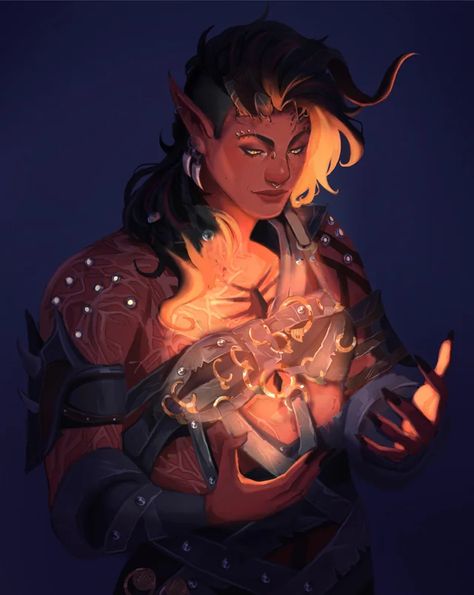 Tiefling Paladin, Aphmau Fan Art, Critical Role Fan Art, Baldur's Gate, High Fantasy, Medieval Fantasy, Sci Fi Fantasy, Dungeons And Dragons, Gate