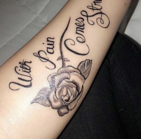 Name Tattoo Designs Style For Women, Unbreakable Tattoo For Women, Let Them Tattoo Ideas On Arm, Arm Tattoos For Women Unique, Thug Tattoos For Women, Cute Hand Tattoos, Quote Tattoos, Forarm Tattoos, Tattoo Quotes For Women