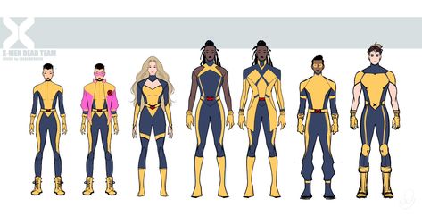 X Superhero Reference, Xmen Oc, Example Of Comics, Villain Design, X Men Costumes, Marvel Xmen, Superhero Team, Marvel Tv, Marvel Comic Universe