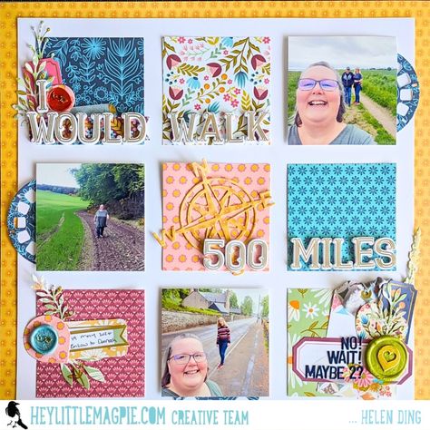 '500 Miles' Pink Paislee Joyful Notes - Helen Ding - Hey Little Magpie Embellishment Clusters, Becky Higgins Project Life, Becky Higgins, Disney Easter, Maggie Holmes, Pink Paislee, 500 Miles, Pocket Scrapbooking, Planner Stationery