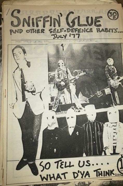 Early Punk zine, sniffing glue, zine, punk, damned, clash Punk Zines, Grace Core, The Damned Band, Punk Rock Posters, Sniffing Glue, Zine Project, Punk Zine, Punk Posters, Zine Inspiration