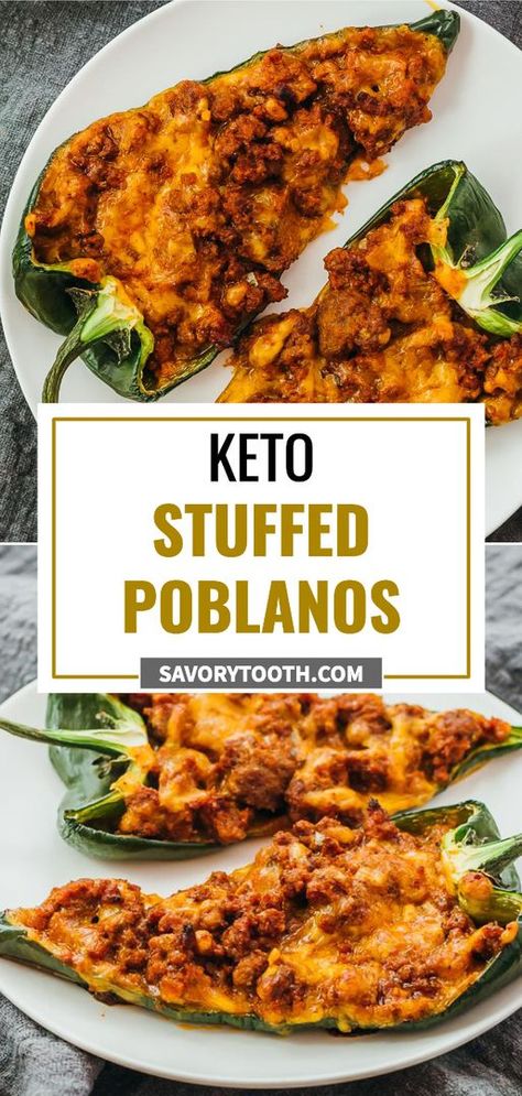 Stuffed Poblanos, Poblano Peppers Recipes, The Boiled Egg Diet, Poblano Pepper, Mexican Flavors, Healthy Low Carb Dinners, Egg Diet Plan, Healthy Diets, Poblano Peppers