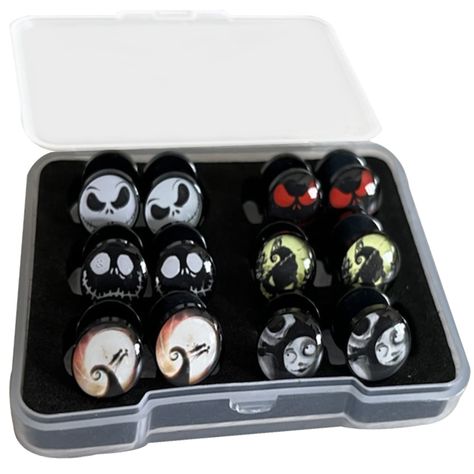 PRICES MAY VARY. [HYPOALLERGENIC,SAFE FOR SENSITIVE EARS] These halloween earrings studs are made of stainless steel which is hypoallergenic and safe, these fake plug won't irrtate your sensitive ears. [UNIQUE ANIME DESIGN] These fake gauges are really cool and cute with unique anime design,wearing them, you will get a lots compliments. [FLAT BACK EARRINGS] These halloween earrings are of flat back,you could wear them all the day ,they are safe and won't hurt you. [EASY TO PUT IN] Easy to put in Pretty Gauges, Piercing Types, Guys Ear Piercings, Pretty Plugs, Dream Earrings, Types Of Ear Piercings, Anime Earrings, Gauge Earrings, Fake Gauges