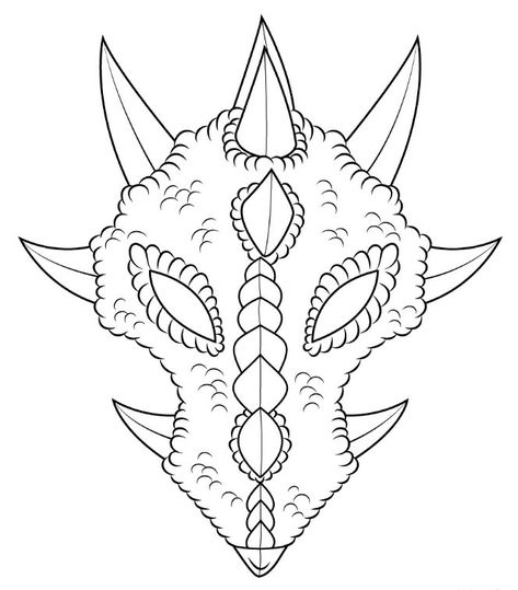 Mask Coloring Page, Dragon Mask, Printable Masks, Dragon Face, Mask Drawing, Dragon Crafts, Dragon Costume, Dragon Party, Mask Template