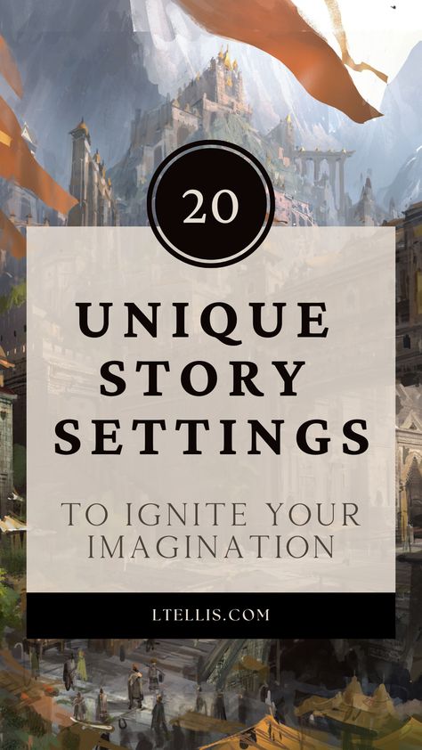 Futuristic Story Ideas, Book Settings Ideas, World Setting Ideas, Setting Ideas For Stories, Fantasy World Ideas Writing, Setting Ideas Writing, Settings For Stories, Story Setting Ideas, Fantasy Writing Inspiration