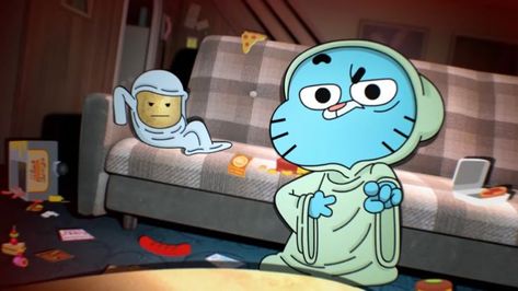 Football Anime, Gumball Image, Amazing Gumball, A Cartoon Character, Time Cartoon, Cool Wallpapers Cartoon, Good Cartoons, World Of Gumball, Cartoon Memes