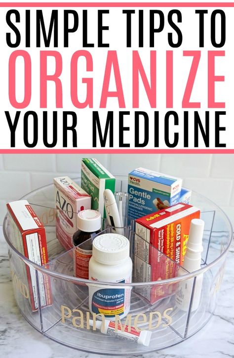 How To Organise A Medicine Cabinet, Home Medicine Cabinet, Medication Cabinet Organization, How To Organize Medications, Organizing Bathroom Medicine Cabinet, Organize Medicine Drawer, Kitchen Medicine Storage, Organize Medicine Closet, Medication Organization Ideas