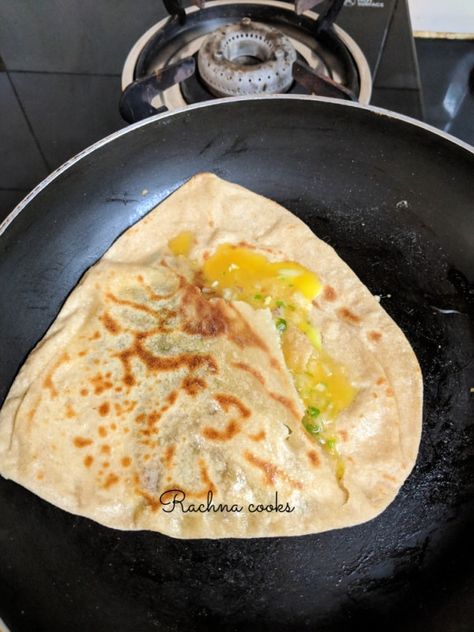 Egg Paratha | Anda Paratha Recipe Anda Paratha, Egg Paratha, Best Scrambled Eggs, Egg In A Hole, Egg Omelette, Shakshuka Recipes, Scrambled Eggs Recipe, Paratha Recipe, How To Make Eggs