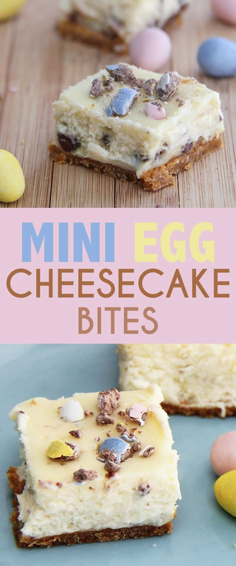 Mini Egg Cheesecake, Perfect Cheesecake Recipe, Easter Cheesecake, Recipes Cheesecake, Vanilla Cheesecake, Easter Desserts Recipes, Spring Dinner, Mini Egg, Kid Desserts