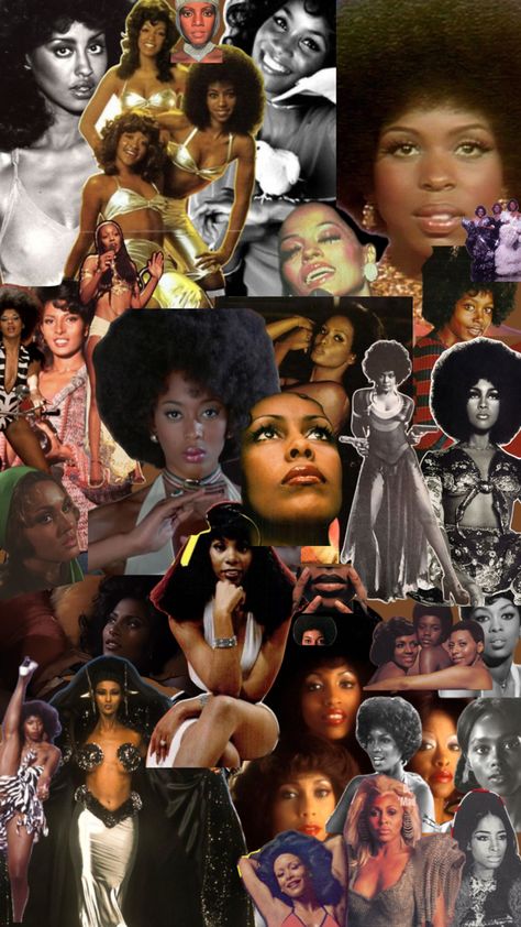 Black women blue print Blaxploitation Aesthetic, Black 80s Aesthetic, Black Women 80s Fashion, 70s Aesthetic Black Women, 80s Black Women, Black Women 70s, Y2k Shoot, Glamour Wallpaper, Black Girlhood