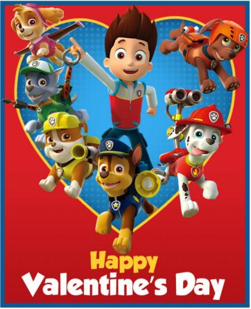 Paw Patrol Valentines, Baby Walrus, Booby Bird, Dog Tracker, Male Deer, Baby Dolphins, Baby Octopus, Pirate Kids, Valentine Images