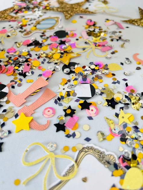 Cricut Confetti Diy, Confetti Diy, Confetti Art, Birthday Confetti, Diy Confetti, Custom Confetti, Confetti Birthday, Confetti Party, Magical World