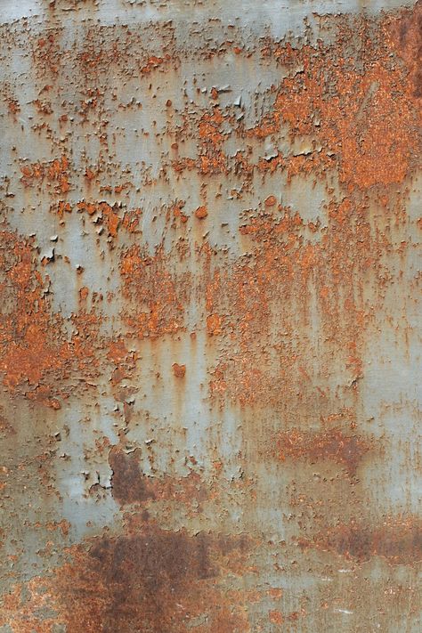 Metal Sheet Texture, Rusted Metal Texture, Rusty Metal Texture, Microcement Walls, Industrial Texture, Rust Texture, Growth And Decay, Brick Texture, Marble Painting