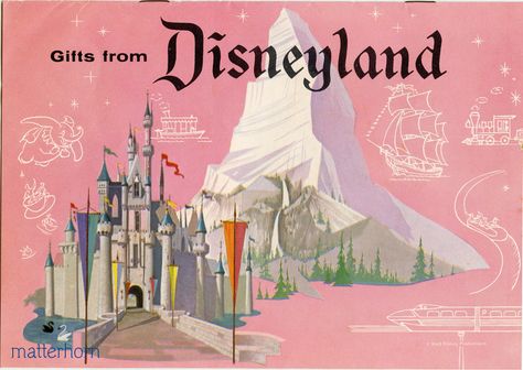 1959 Disneyland gift catalog (cover) Disneysea Tokyo, Disneyland Vintage, Disney Amor, Disneyland Tickets, Retro Disney, Images Disney, Disney Posters, Disney Magic Kingdom, Minnie Mouse Girl