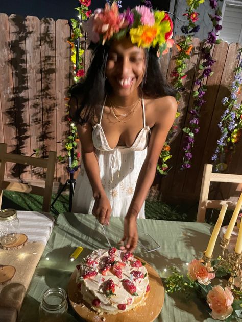 A24 Birthday Party, A24 Themed Party, Midsommar Themed Party, Midsommar Birthday Party, A24 Party, Floral Theme Birthday Party, Midsommar Outfit, Midsommar Party, Spring Birthday Outfit