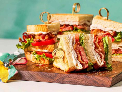 How to Give the Classic Turkey Club Sandwich the Glow-Up It Deserves Club Sandwich Recipes Classic, Turkey Club Sandwich Recipes, Club Sandwich Recipe, Turkey Club Sandwich, Cleaning Baking Sheets, Club Sandwich Recipes, Classic Turkey, Turkey Club, Sandwhich Recipes