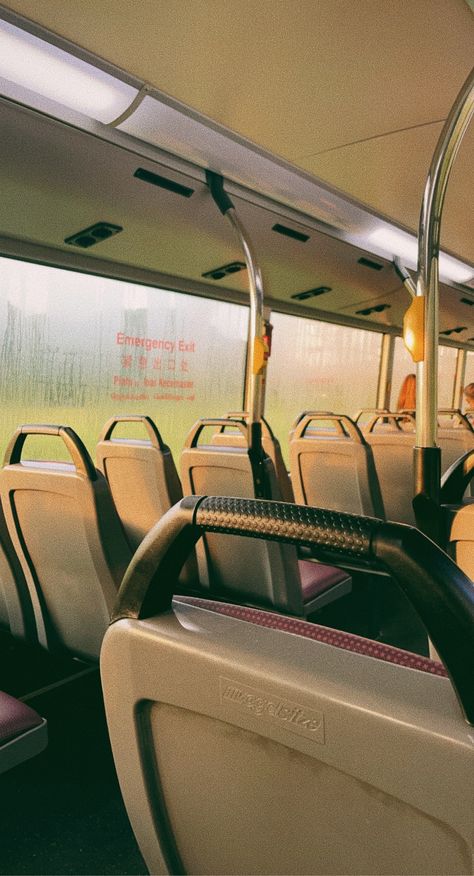 golden hour, bus ride, singapore bus, aesthetic, vsco Bus Aesthetic, Singapore School, Music Cover Photos, Aesthetic Vsco, 1080p Anime Wallpaper, Visual Aesthetics, Bus Travel, Bus Ride, School Trip