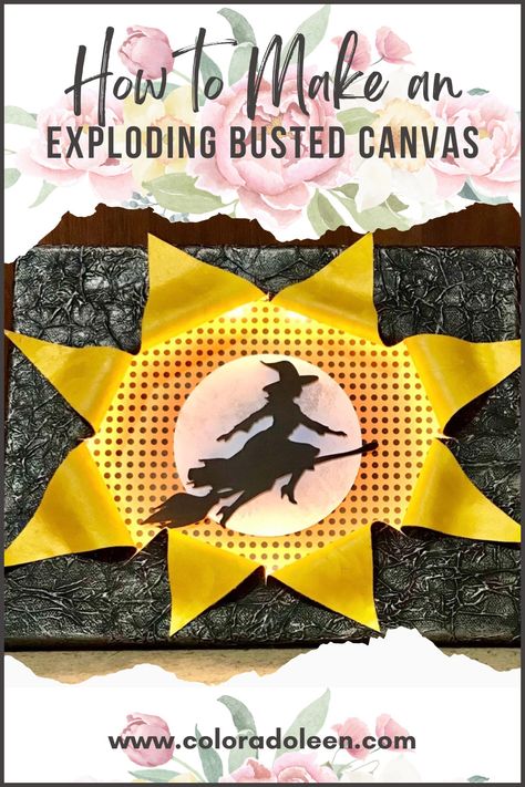 Come on over to the blog and check out the latest and greatest project! Exploding Canvas, Busted Canvas, Distress Crayons, Tonic Studio, Cricut Explore Air 2, Black Sharpie, Canvas Ideas, Country Crafts, Cricut Explore Air