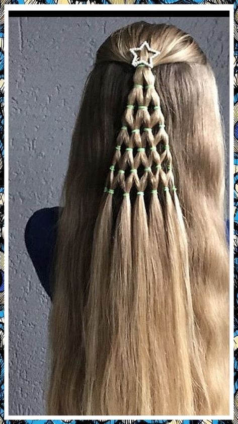 Christmas Hair - The Smartest and Fastest Solution to Get What You Need is From Amazon.com - Click to visit TODAY! Bohemian Crochet Hair, Christmas Hairstyles, Christmas Style, Christmas Hair, Holiday Hairstyles, Long Blonde, Crazy Hair Days, Crazy Hair, Crochet Hair Styles