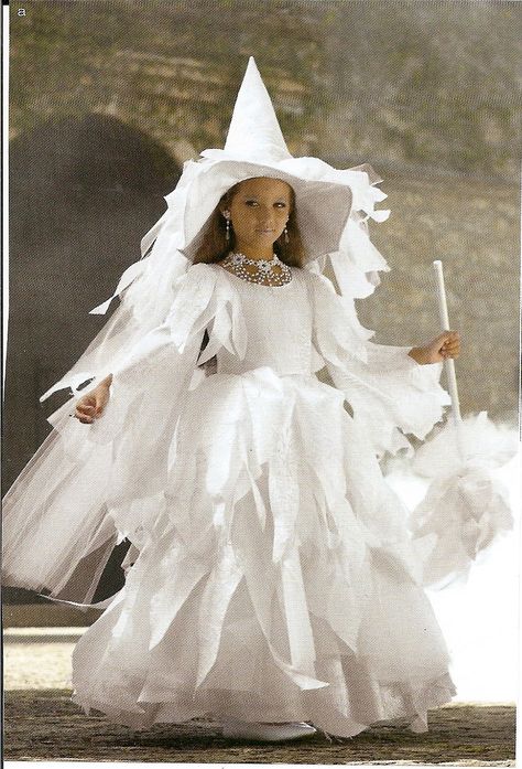 Wishcraft white witch Diy White Witch Costume, White Witch Halloween Costume, White Witch Outfit, Holloween Costumes For Kids, White Witch Costume, Witchy Wednesday, The Wizard Of Oz Costumes, Ice Queen Costume, Holloween Costumes