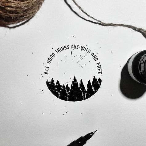 99 Insanely Smart, Easy and Cool Drawing Ideas to Pursue Now A Pen, Sleeve Tattoo, Wild And Free, 로고 디자인, Graphic Design Inspiration, The Words, Logo Inspiration, Cool Drawings, Easy Drawings