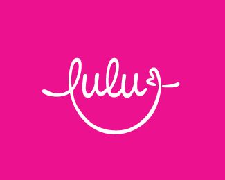 LULU Logo design - LULU.....a brand that could be used for a candy shop, cafe, boutique, photographer.<br />Fun, elegant, but whimsical. Price $600.00 Lulu Logo, Candy Logo, Pet Resort, Internet Technology, Melt In Your Mouth, Candy Shop, Branding Design Logo, Mini Figures, Start Up