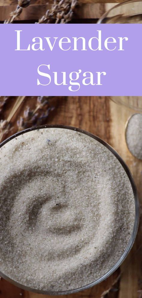 Lavender Uses, Lavender Sugar, Infused Sugar, Lavender Recipes, Simple Farmhouse, Seasonal Living, Flavored Sugar, Homemade Seasonings, No Sugar Foods