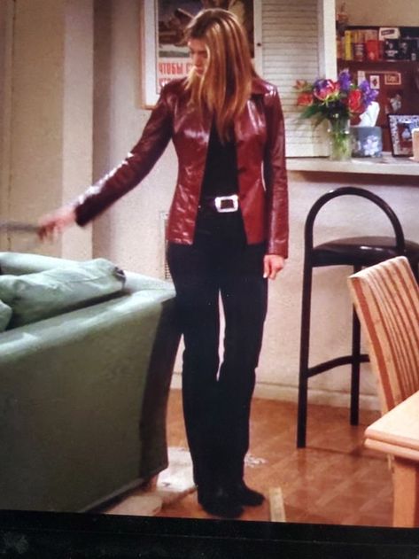 Mid 90s Fashion, Red Jacket Outfit, Business Casual Outfits Winter, Rachel Green Style, Rachel Green Outfits, Buisness Casual, Business Casual Winter, Jenifer Aniston, Early 2000s Fashion