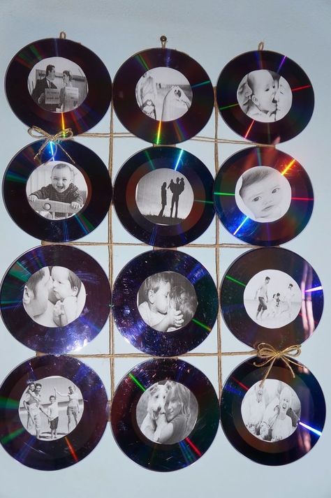 Old Cd Crafts, 70s Party Theme, Vinyl Record Crafts, Cd Diy, Record Crafts, Disco Birthday Party, Disco Party Decorations, Music Themed Parties, Old Cd