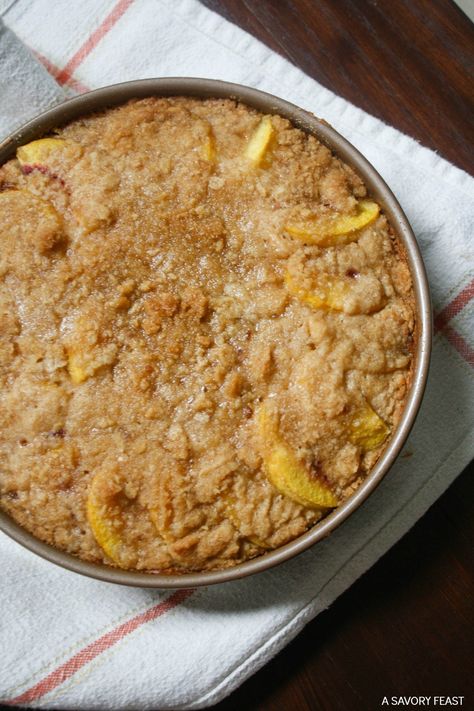 Peach Streusel, Pumpkin Zucchini Muffins, Peach Coffee Cake, Pumpkin Zucchini, Peach Coffee, Coffee Cake Recipes Easy, Streusel Coffee Cake, Meal Plan Grocery List, Cinnamon Coffee Cake