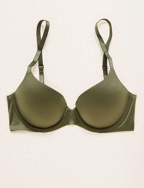 Sunnie Pushup Bra Green Bra, Pushup Bra, Aerie Bras, Boot Cut Leggings, Green Bras, Unlined Bra, New Bra, Full Coverage Bra, Padded Bra