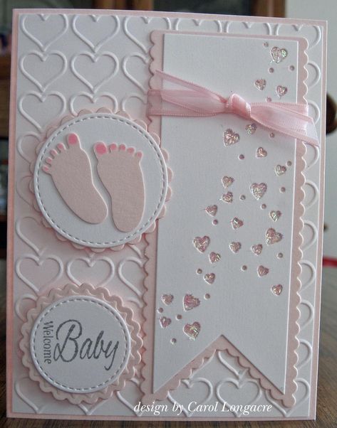 Welcome Baby Girl, Baby Cards Handmade, Baby Boy Cards, Welcome Card, Boy Cards, Baby Shower Cards, New Baby Cards