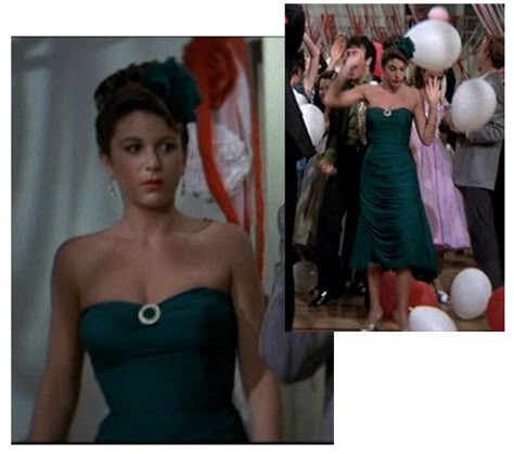 Marty Maraschino green dress Marty From Grease, Marty Grease, Grease Costume Ideas, Marty Maraschino, Grease Dance, Dinah Manoff, Grease The Movie, Grease The Musical, Grease Theme