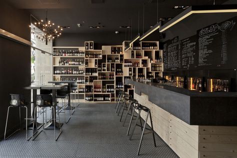 Divino Wine Bar by suto interior architects Budapest 03 Bar Interior Design, Pure Design, Bar Interior, Retail Design Blog, Design Del Prodotto, Interior Architect, Hospitality Design, Bar Restaurant, Restaurant Interior