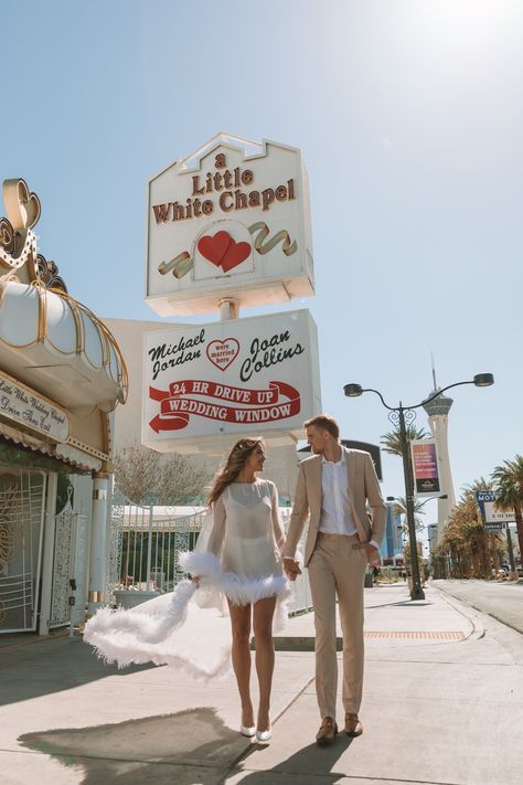 Vegas Wedding Aesthetic Elvis, Graceland Wedding Chapel Las Vegas, Classy Vegas Elopement, Vegas Wedding Photoshoot, Eloise Eden, Vegas Bomb, Little White Chapel Vegas, Vegas Chapel Wedding, Tacky Wedding