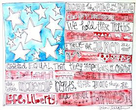 Art by Erin Leigh: American Flag Art Love for you Constitution Day Art Projects, Patriotic Art Ideas, American Flag Wall Hanging, Patriotic Artwork, American Flag Wall Decor, Free Land, American Flag Painting, American Flag Wall Art, American Flag Art