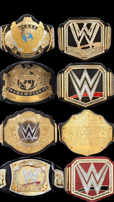 wwe championship belts #wwe #wwf #wcw #championship #wwechampion #belts #shufflefyp #viral #viralshuffle Wwe Belt, Wwe Championship Belts, Wwe Belts, Wwe Champions, Wwe, Belts, Tv, Pins, Quick Saves